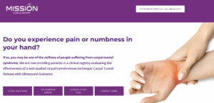 Mission Clinical Registry for Carpal Tunnel Syndrome